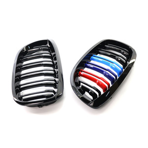กระจังหน้า BMW E46 สีดำลายเส้นคู่ สามสี สไตล์ M สำหรับรุ่นปี 2003 2005 ซีรีส์ 3 แบบสองประตู - Product Image 2