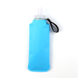 Bình Mềm Oem/Odm Bình Gấp Gọn 250Ml 350Ml 500Ml Màu Xanh Lá Cây Màu Xám Tpu Chạy Bộ Có Thể Gập Lại Bình Nước Mềm Có Thể Gập Lại - Product Image 2