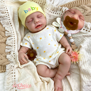 Muñeca <span class=keywords><strong>Reborn</strong></span> de <span class=keywords><strong>Silicona</strong></span> de Cuerpo Completo de 12" y 18", Hecha a Mano, con Textura de Piel Realista, Muñeca Coleccionable, Bebés <span class=keywords><strong>Reborn</strong></span> de <span class=keywords><strong>Silicona</strong></span> - Product Image 1
