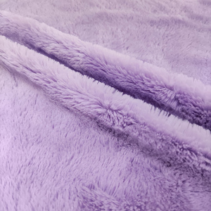 Kingcason-tela de piel de conejo de imitación a cuadros para el hogar, textil/Manta, 100% poliéster, precio competitivo - Product Image 1