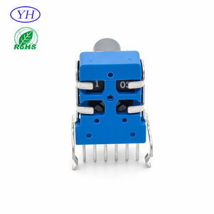 Potenciómetro de Audio de Alta Calidad, 10k, Película de Carbono, Eje Aislado, 6 Pines, Lineal, 11MM, a103k, b103k - Product Image 4
