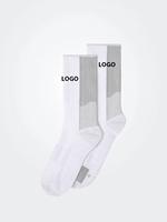 Chaussettes de course et de cyclisme personnalisées avec logo pour hommes, chaussettes de compression résistantes à l'usure, chaussettes de course au design personnalisé