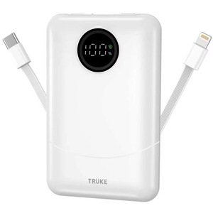 Sạc dự phòng di động USB 20000mAh bán chạy nhất, pin ngoài PVC, tích hợp cáp, dung lượng cao - Product Image 1