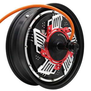 Motor sin Escobillas DKYS de 72V 12"30H1500W, Apto para Motores de Motocicleta de Bajo Consumo, Rojo 12"30H1500W-W, Motor Magnético - Product Image 4
