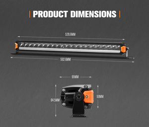 Lightfox <span class=keywords><strong>5</strong></span> năm bảo hành tích hợp DRL IP68 không thấm nước 4WD 4x4 offroad <span class=keywords><strong>21</strong></span> inch <span class=keywords><strong>Led</strong></span> <span class=keywords><strong>Light</strong></span> Bar - Product Image 6
