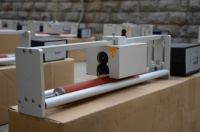 Machine électrique automatique de codage de rouleau d'encre chaude solide HZ300 imprimante de code de date de rouleau d'encre