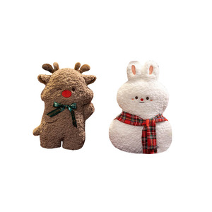 Adorable Ornement <span class=keywords><strong>de</strong></span> Noël en Peluche <span class=keywords><strong>Kawaii</strong></span> – Plusieurs Styles, Poupée Rembourrée, Décoration Suspendue Mignonne pour les Fêtes, Designs Adorables, Jouet en Peluche <span class=keywords><strong>de</strong></span> Noël pour Enfants - Product Image 4