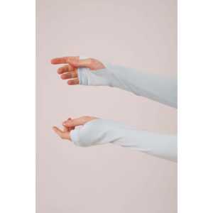 Blusa Básica de Manga Larga Azul Bebé para Mujer, Camisa Básica de Moda al por Mayor - Product Image 3