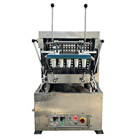 Machine automatique pour la fabrication de gaufres, coupes de crème glacée, biscuits, cônes à pizza et biscuits comestibles