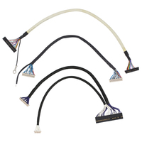 Oem lvds kabel 20 30 60 50 51 pins für lcd panel sony samsung lvds kabel flex 40 pin lvds kabel