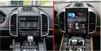 Lecteur autoradio multimédia écran stéréo Lecteur DVD de voiture Navigation GPS pour Porsche Cayenne 2011-2016