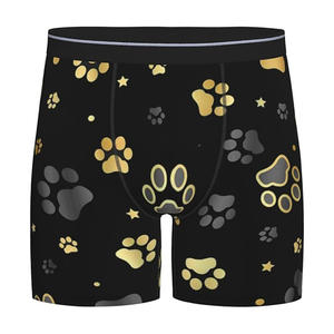 Wholesale <strong>Boxer</strong> Cute Cat Paw Men's Underwear Digital Print <strong>clear</strong> Pattern Men's <strong>Boxer</strong> <strong>Briefs</strong> Custom Size Short Underwear - Product Image 4