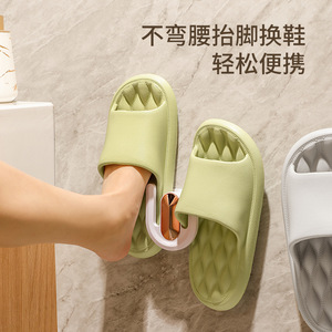 Bathroom Slipper <b>Rack</b> Wall Mounted 3.6Cm Thickness Durable Storage For Home Slippers - Product Image 2