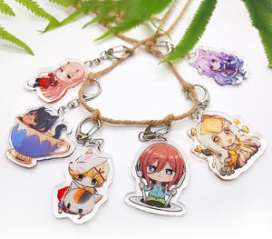 Porte-clés en acrylique transparent de style mignon <span class=keywords><strong>Bungo</strong></span> Stray Dogs, impression de haute qualité, pendentif de dessin animé japonais - Product Image 5