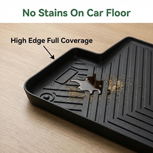 Nouveaux produits, tapis de sol de voiture imperméables et antidérapants en TPE 3D, ensemble complet pour 5 sièges, pour ModelY/Y, tapis de sol standard - Product Image 4