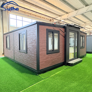 Casa Contenedor Móvil de 20 pies, <span class=keywords><strong>Dos</strong></span> Dormitorios, Prefabricada, Expandible, Estructura de Acero Prefabricada - Product Image 1