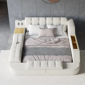 Canapés-lits pas chers Nova pour salon, multifonctionnels, tout-en-un, lit intelligent avec rangement, lit rembourré en tissu avec USB, nouveau lit-1 Multi - Product Image 6