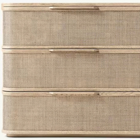 Commode de salon 3 niveaux et 6 tiroirs, fabriquée à la main avec soin, durable et exquise, collection 2026 de haute qualité