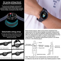 Venta caliente Popular ECG presión arterial control de la salud de lípidos Múltiples funciones modos de movimiento Banda de silicona suave Reloj inteligente
