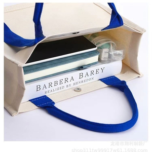 Borsa Tote in Tela Personalizzata con Chiusura a Cerniera, Grande Capacità, Tinta Unita, per Tutte le Stagioni, Uso Esterno, Universitario, alla Moda - Product Image 4