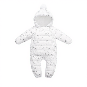 Combinaison d'escalade épaisse en duvet de canard blanc pour bébé, motif de dessin animé, automne <span class=keywords><strong>2023</strong></span>, classe A pour enfants - Product Image 1