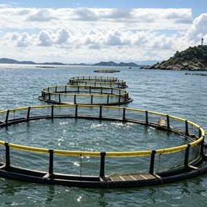 Cage flottante en filet haute pression à mailles fines en PEHD pour l'élevage de jeunes poissons - Product Image 5