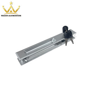 Serrure de porte coulissante en alliage Zine durable Serrure à bande de fenêtre double face en aluminium avec serrures à mortaise et clé - Product Image 2