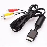 Câble audio AV 1,8 m, composite 3 RCA en cuivre pour console Sony PS2/PS3/PS1, adaptateur convertisseur de câble pour accessoires PS1 2 3