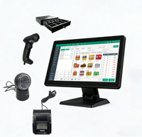 Tiroir-caisse pour terminal de point de vente, solution logicielle et matérielle pour système de PDV de détail et de restauration avec scanner et imprimante