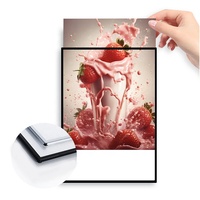 Vente en gros personnalisé 50cm * 70cm dessin boîte à lumière panneau en verre 15.8w 12V-1.5A boîte à lumière pour la publicité étanche extérieur LED Design