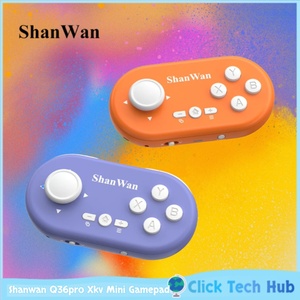 Manette de jeu portable Shanwan Q36pro Xkv Mini avec joystick Hall, gyroscope, pour simulateur PC, jeu multi-mode, souris remplaçable - Product Image 5
