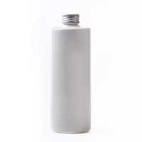 Vente chaude 100ml 120ml 150ml 250ml 350ml 500ml Cylindre à épaulement plat Ambre Brun Bouteille en plastique PET avec bouchon à vis en plastique
