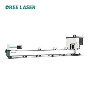 Factory Price 1500w Metal Tube Cnc Fiber Laser Cutting Machine for Cut Square Tubes Round Tubes