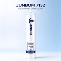 JUNBOM 7132 Mastic silicone pour aquarium, adhésif acétique à séchage rapide, étanche, pour vitres d'aquariums, armoires et céramiques, usine OEM