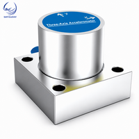 Sensor de Vibración Triaxial MEMS IP68 con Acelerómetro ±2g, Inalámbrico 4G/5G NB-IoT LoRa RS485 para Monitoreo de la Salud Estructural de Puentes