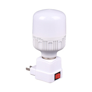Led Socket Light Night Light With Switch Super Bright <b>Plug</b> In Bulb For Kitchen <b>Bathroom</b> Bedroom - Product Image 2