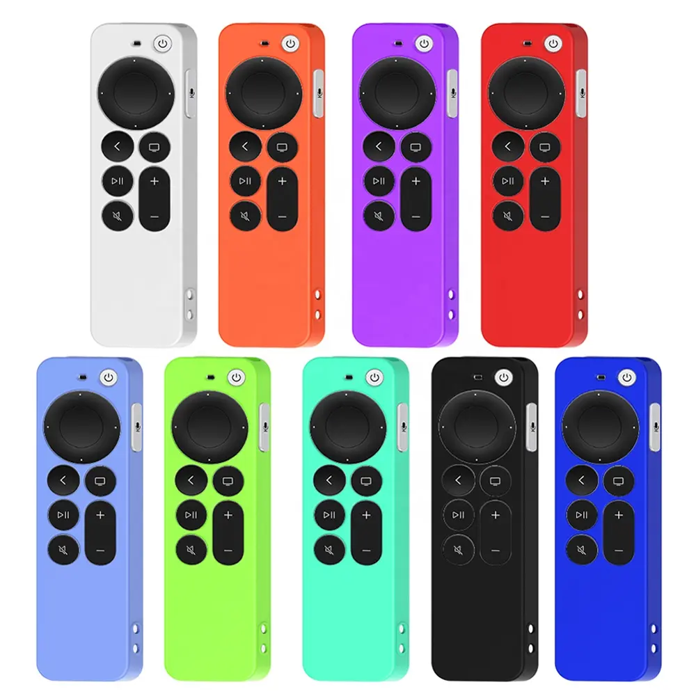 Remote Control Silicone Case For Apple 2021 New Apple 4K TV Siri Remote Controller Remote Silicone Sleeve