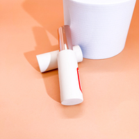 Emballage magnétique en ABS de haute qualité pour tubes de gloss à lèvres blancs angulaires, design sérigraphié, couleur personnalisée
