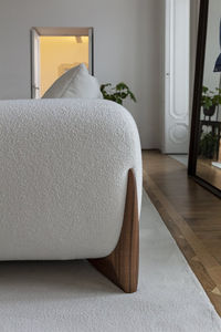 Muebles Disen, Sofá Moderno Personalizado de Alta Calidad Estilo Helado Blanco para Sala de Estar, Sofá con Estructura de Madera Maciza - Product Image 6