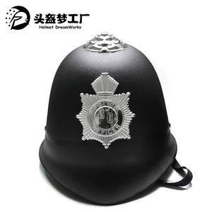 Cappello Casco da Poliziotto Stile Britannico per Uomo, Accessorio per Costume da Agente di Polizia - Product Image 1