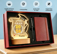 Ensemble cadeau carnet A5 et stylo avec logo personnalisé pour souvenir de remise de diplôme, cadeaux de papeterie pour étudiants et entreprises