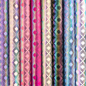 थोक डिजाइनर नकली चमड़े के ग्लिटर सोने के पैटर्न pचमड़े की पोशाक पहने जैकेट लक्जरी वॉलेट के लिए - Product Image 2