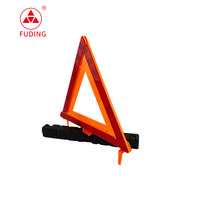 Kit d'avertissement d'urgence bande réfléchissante pour véhicule, Triangle d'avertissement à points