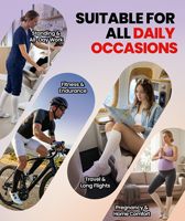 Chaussettes de compression personnalisées graduées 20-30 mmHg, extensibles, antidérapantes, hauteur genou, pour la récupération et l'entraînement