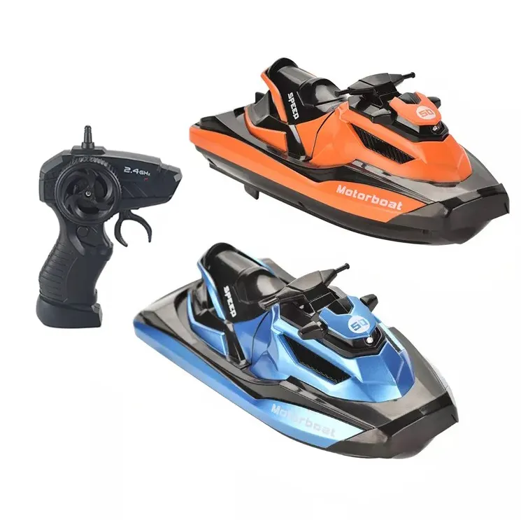 1:47 2.4G Waterproof Rc Boat Dual Motor Boat High Speed Ship Electric Remote Control Motorboat Toy For Kid