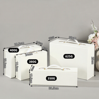 Boîte cadeau pliable en carton rigide durable avec logo personnalisé pour les fêtes et le Nouvel An