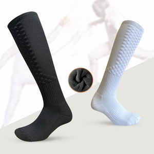 Logo personnalisé bas d'<span class=keywords><strong>escrime</strong></span> feuille épée longue coton genou <span class=keywords><strong>chaussettes</strong></span> confortables d'athlétisme d'<span class=keywords><strong>escrime</strong></span> - Product Image 1