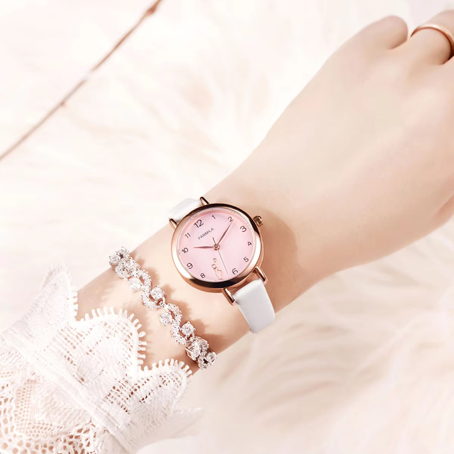 Quartz Watch Waterproof Japan Movt Wrist Watches With Logo Leather Strap Quartz Watch for Woman