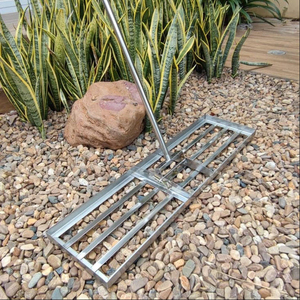 JH-Mech Strength Soil Levelling Rake <strong>for</strong> Farms Top-Quality Anti-Rust &amp; Anti Corrosive Stainless Steel Leveling Rake - Product Image 3