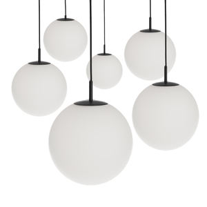 Vente chaude, abat-jour de lampe en verre rond blanc mat personnalisé, ligne opale, verre blanc givré, <span class=keywords><strong>remplacement</strong></span> de <span class=keywords><strong>luminaire</strong></span> pour l'éclairage - Product Image 1